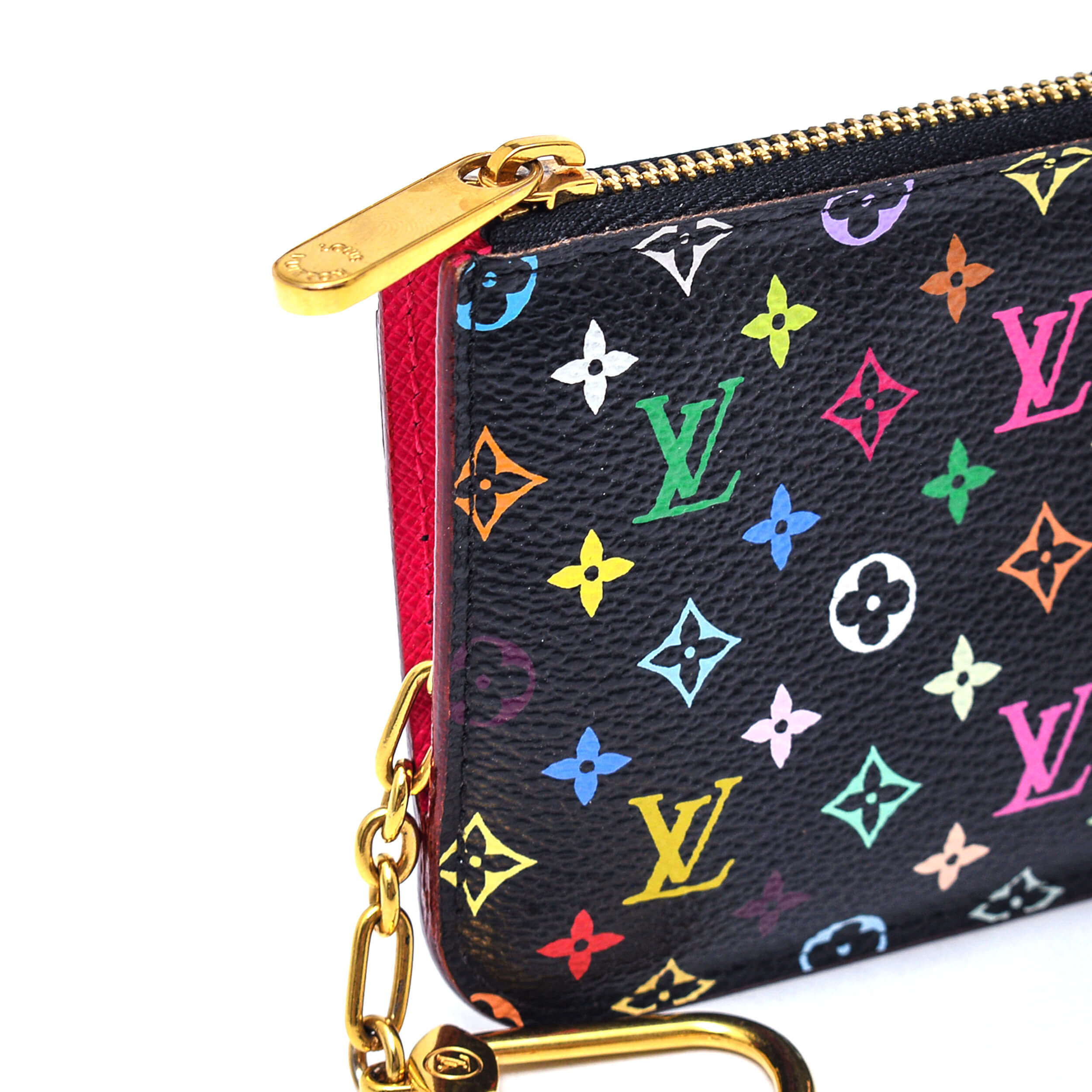 Louis Vuitton - Black Multicolor Monogram Card Holder